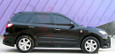 2007-2009 Santa Fe CM Luxgen Side Step Style Side Skirts 2pc
