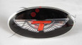 07-09 Santa Fe Tomato T-WING Oval Steering Wheel Emblem 07-09 Santa Fe Tomato T-WING Oval Steering Wheel Emblem