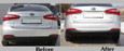 2014+ Forte K3 Rear Diffusor w/ Faux Exhaust Tips