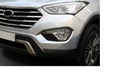 2013-2014 Santa Fe 7 PASSENGER Chrome Fog Light Trim Set 2pc