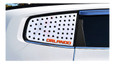 Chevy Orlando WHITE/RED Sport C-Pillar Plate Set 2pc