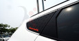 2013-2014 Santa Fe DM ix45 BLACK/RED Sport C-Pillar Window Plate Set 2pc