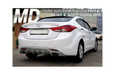 2011-2013 Elantra MD CHROME Rear Bumper Diffusor