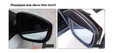 2011-2013 Elantra MD Side Mirror Rain Guard Set 2pc 2011-2013 Elantra MD Side Mirror Rain Guard Set 2pc