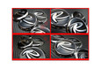 2014+ Sorento R 7X 3D Wheel Cap Emblem Overlays Set 4pc