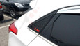 2012+ i30/Elantra GT BLACK/RED Rear Window Cover Set 2pc