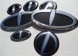 2006 - 2010 Accent Verna LODEN "T" Carbon/Stainless Steel Badge Emblem Grill Trunk Caps Steering 7pc 2006 - 2010 Accent Verna LODEN "T" Carbon/Stainless Steel Badge Emblem Grill Trunk Caps Steering 7pc