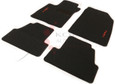 Buick Encore "Trax" Embroidered Black/Red Carpet Floor Mats 4pc Set Buick Encore "Trax" Embroidered Black/Red Carpet Floor Mats 4pc Set