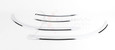2013-2014 Santa Fe/ MaxCruz Chrome Rear Window Molding Set 4pc (7 Passenger)