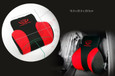 RED/BLACK VIP Style FULL Cushion Set 3pc