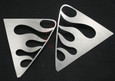 2014+ Soul Stainless Steel/Chrome Flame C-Pillar Set 2pc