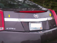 2010 - 2013 Cadillac CTS Coupe Chrome License Bar Trim 2010 - 2013 Cadillac CTS Coupe Chrome License Bar Trim