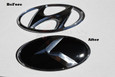 2011-2014 Elantra MD ~LEX STYLE~ LODEN Metal Skin Badge Emblem OVERLAY
