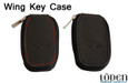 WING logo Genuine Leather Zipper Smart Key Case Pocket WING logo Genuine Leather Zipper Smart Key Case Pocket