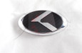 RAY LODEN Carbon/Stainless Steel "K" Replacement Steering Wheel Emblem RAY LODEN Carbon/Stainless Steel "K" Replacement Steering Wheel Emblem