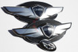 Genesis COUPE *NEW* 15+ Wing Badge Emblem Logo Hood/Trunk/Steering 3pc Genesis COUPE *NEW* 15+ Wing Badge Emblem Logo Hood/Trunk/Steering 3pc