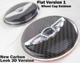 2010-2012 Genesis Coupe 2.0t LODEN ~3D/CARBON~ WING Wheel Cap Emblem Overlays 2010-2012 Genesis Coupe 2.0t LODEN ~3D/CARBON~ WING Wheel Cap Emblem Overlays