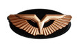 LODEN GOLD ANZU T-WING Emblem/Badge Hood/Grill/Trunk LODEN GOLD ANZU T-WING Emblem/Badge Hood/Grill/Trunk