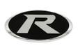 LODEN "R" Badge Emblem Grill/Hood/Trunk (Chrome or Black Base)