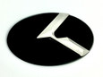 3.0 LODEN K Badges with Matte Black Edge, Red, blue, white, silver, black or blue CENTER color options, multi color K logo Chrome Black-Chrome Gold Plated Ice Blue Matte Black gunmetal white red badges for Kia models Optima Cadenza Forte Rio Stinger Niro Sorento Sportage K900 Soul and more