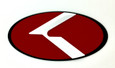 3.0 LODEN K Badges with Matte Black Edge, Red, blue, white, silver, black or blue CENTER color options, multi color K logo Chrome Black-Chrome Gold Plated Ice Blue Matte Black gunmetal white red badges for Kia models Optima Cadenza Forte Rio Stinger Niro Sorento Sportage K900 Soul and more