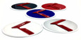 3.0 LODEN K Badges with 5 Edge colors White Matte-Black Black-Chrome Chrome-Plated Gold-Plated 5 Center colors Red, blue, white, silver, black blue 8 color K  logos 200 color combinations badges emblems for Kia models Optima Cadenza Forte Rio Stinger Niro Sorento Sportage K900 Soul and more