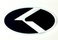 LODEN 3.0 K Badges! 200 Color Combinations, high quality metal construction, 3yr all weather manufacturer warranty included, PROPER sizes for ALL Kia/Hyundai year/models
