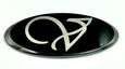 LODEN Veloster V VT cursive fancy V emblem badge front rear grill trunk black black-chrome emblem for Veloster 2011 2013 2014 2015 2016 2017 LODEN Veloster V VT cursive fancy V emblem badge front rear grill trunk black black-chrome emblem for Veloster 2011 2013 2014 2015 2016 2017