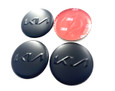 NEW LOGO Matte Black Wheel Cap Emblem Overlay Set 4pc  NEW LOGO Matte Black Wheel Cap Emblem Overlay Set 4pc