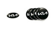 5pc 3D NEW LOGO Steering Wheel + Wheel Cap Emblem Overlays 5pc 3D NEW LOGO Steering Wheel + Wheel Cap Emblem Overlays