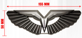 LODEN ANZU-T Wing Badge Emblem for 2022+ Soul (Multiple Colors)  LODEN ANZU-T Wing Badge Emblem for 2022+ Soul (Multiple Colors)