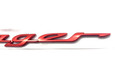 *Red Chrome* STINGER Letter Emblem Badge  *Red Chrome* STINGER Letter Emblem Badge
