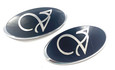 "Elegant V" Logo Replacement Badges 2pc Set Front/Rear for 2009-2021 Soul "Elegant V" Logo Replacement Badges 2pc Set Front/Rear for 2009-2021 Soul
