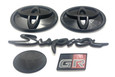 ~GLOSS BLACK EDITION~ SUPRA Emblem Conversion Kit 5pc Badge Set 