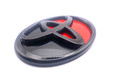 GR86 GR Limited Edition Black / Red Badge Emblem Replacements 2pc Front/Rear