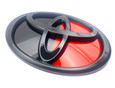 GR86 GR Limited Edition Black / Red Badge Emblem Replacements 2pc Front/Rear