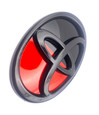 GR86 GR Limited Edition Black / Red Badge Emblem Replacements 2pc Front/Rear