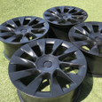 20″ TESLA OEM RIMS SET 4 SATIN BLACK GENUINE STOCK WHEELS for KIA MODELS 