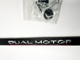 OEM SPEC Performance Dual Motor Black License Plate Frame 3/Y/S/X (Type 2) 