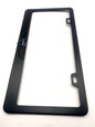 Satin Matte Black Genesis License Plate Frame Stainless Steel (Type 4) 