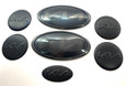 2014-2019 Forte Koup Nightfall NEW KIA LOGO Badges Smoke Black 7pc Set 