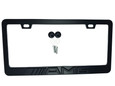 Satin Black AMG License Plate Frame Stainless Steel  