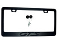 Satin Black GTS License Plate Frame Stainless Steel  