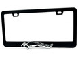 Satin Black JAGUAR License Plate Frame Stainless Steel TYPE 2