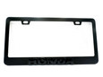 Satin Black HONDA License Plate Frame Stainless Steel   Satin Black HONDA License Plate Frame Stainless Steel