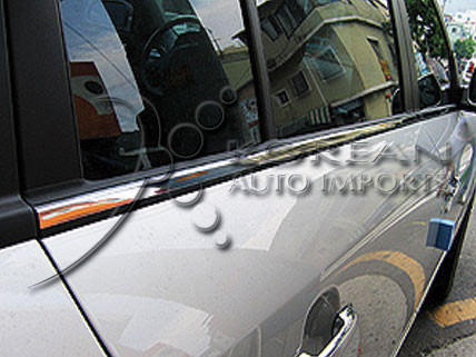 Sonata Chrome Window Moldings Korean Auto Imports