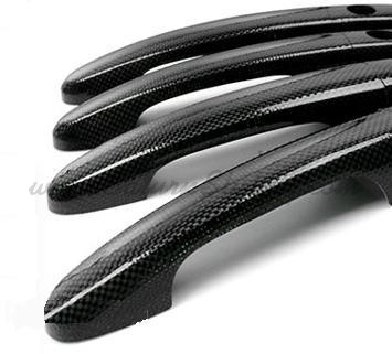 Captiva Carbon Fiber Door Handle Covers (black) Korean Auto Imports
