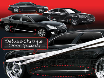 Deluxe Chrome Door Molding Set Korean Auto Imports
