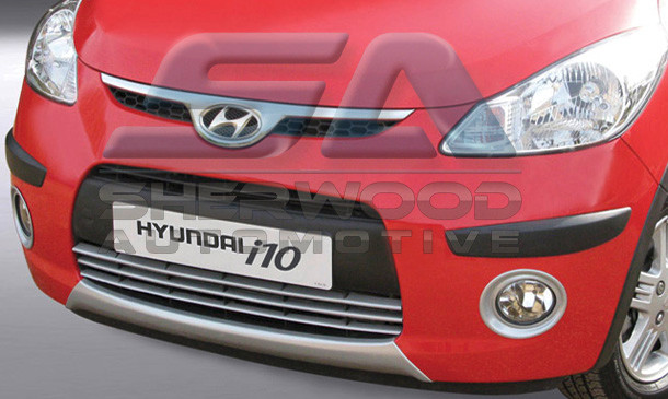 i10 Silver Front Bumper Skid Plate Garnish Korean Auto Imports