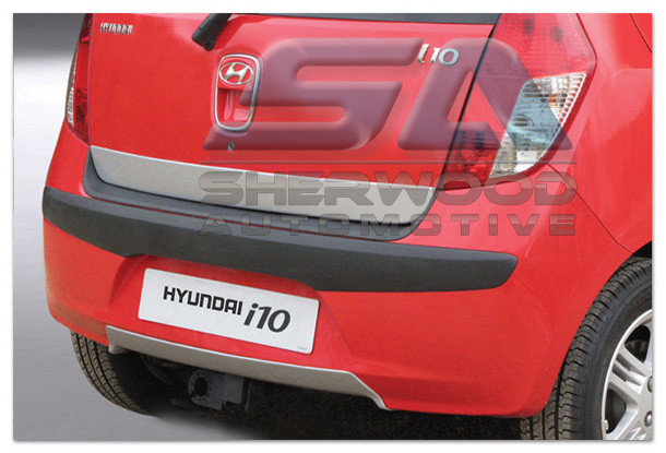 i10 Silver Rear Bumper Skid Plate Garnish Korean Auto Imports